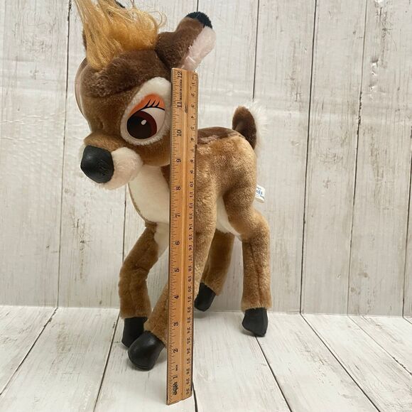 Authentic Vintage Stuffed Animal Plush Toy BAMBI Disney Park Sears Roebuck, & Co - Picture 9 of 12
